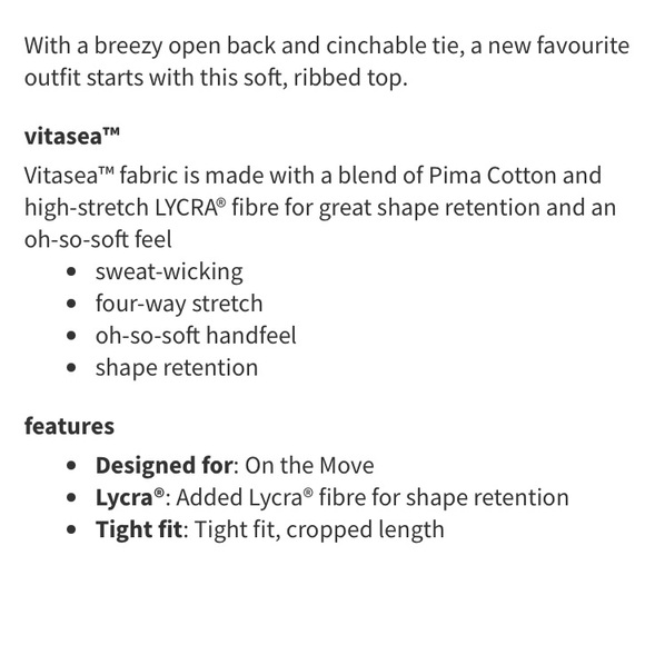 Lululemon open backed ribbed long sleeve top - Picture 9 of 9